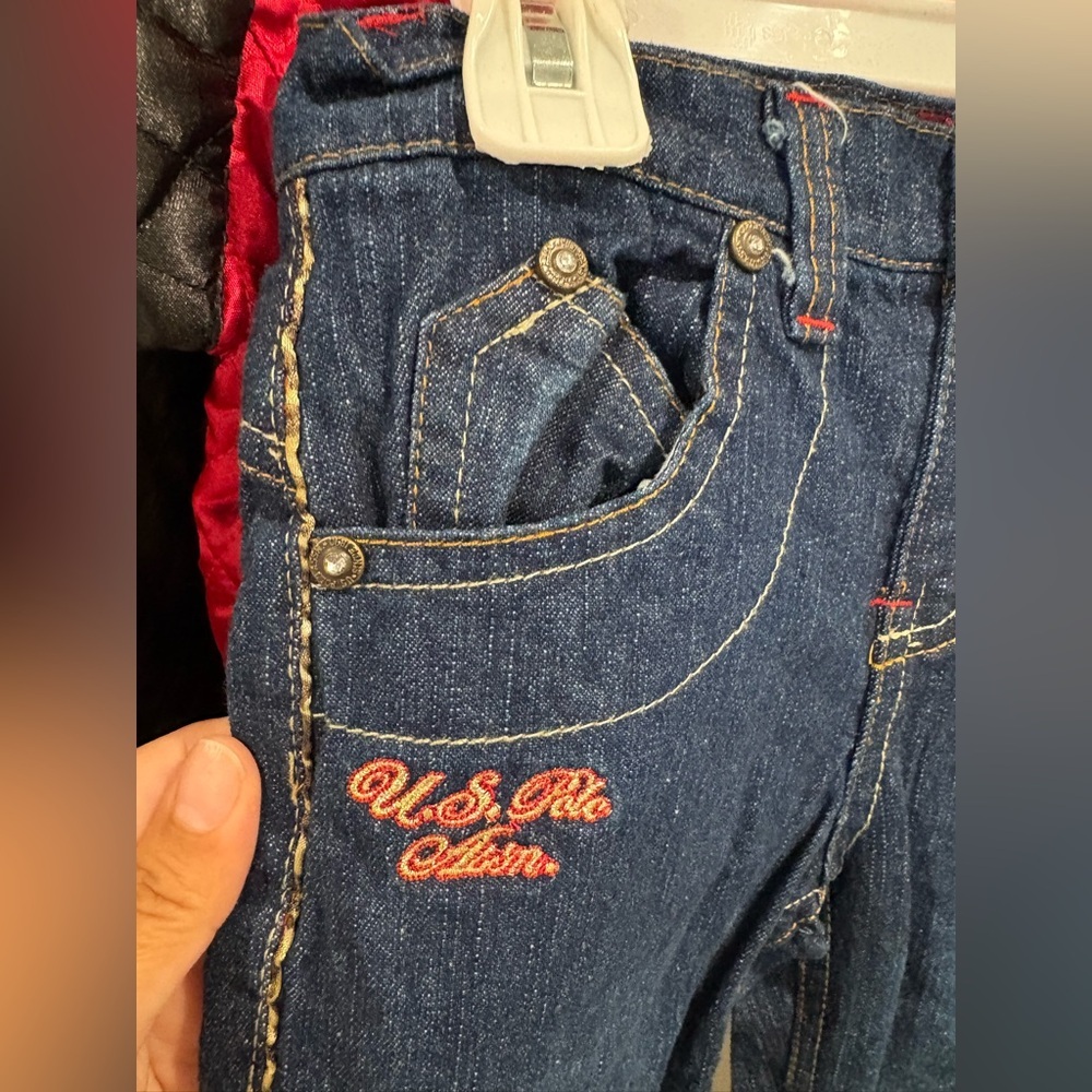 Vintage US Polo Association 3 Piece Girls Size 6 Denim Set Deadstock NWT 1990 - Picture 10 of 16